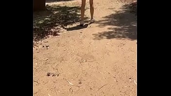 Preview 4 of Ass Chudai - hot day for a walk without panties