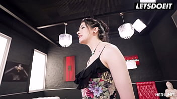 Preview 2 of Japanese Milf Bigtits Movie - Tattooed Beauty Anna de Ville Has Her Pretty Pale Pussy Stretched By BBC After Kinky Interview - HER LIMIT