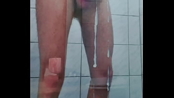 Preview 4 of Horsesizesex A Virgin - Jerk off in the shower