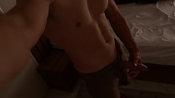 Preview 2 of Indian Creampied - Hot guy cums all over without even taking off his shorts