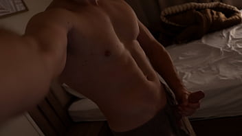 Preview 3 of Indian Creampied - Hot guy cums all over without even taking off his shorts