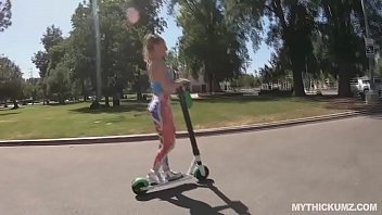 Preview 1 of Www Xxx Saner Liuny Hd - PAWG chick ditches electric scooter for big dick