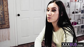 Preview 2 of Twink Bdsm Video - Sexy small tits teen Lily Larimar massage her friends Jazmin Luv pussy before she licked it so good