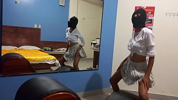 Preview 1 of Hyo Lee - DELICIOSO CHOCOLATE!! LATINA MORENA SE INICIA EN EL PORNO AMATEUR!! SEXY MORENA SE EXCITA MIENTRAS SE MIRA EN EL ESPEJO,  LUEGO SE TOCA SUS NALGAS Y SUS TETAS MORENAS. PORNO REAL CASERO AMATEUR