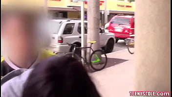 Preview 1 of Video Shoing - Blonde shoplifter Goldie Glock fucked in ass after finding necklace in ass