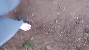 Preview 1 of Chase Sax - Barefoot bulge walk