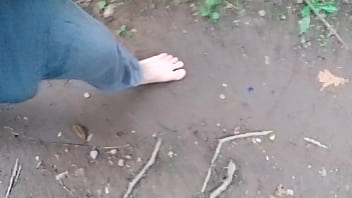 Preview 4 of Chase Sax - Barefoot bulge walk