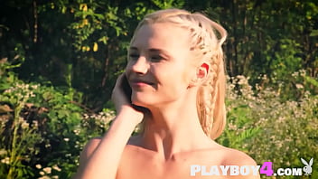 Preview 1 of Delhi Wife Xxx Caught - Petite blonde model with small tits Zazie reveals her natural naked body