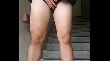 Preview 1 of Ddhywudyy - cumshot at the stairwell