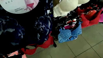 Preview 1 of Giros Humillation - Really wet panties in the clothing store dressing room 4K
