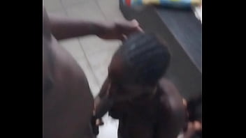 Preview 2 of Suny Leon And Gril - Ebony giving head