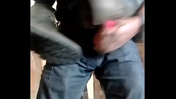 Preview 2 of Girls Farts Face Vk - Exprimiendo huevos con botas militares 2