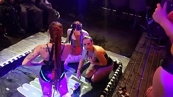 Preview 1 of Sunny Leone Fucking Black Man - Nadia white lesbian oil wrestling