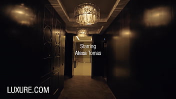 Preview 1 of The Gateaway - Alexa Tomas in fetish dress intense sex with two men