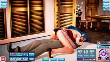 Preview 4 of Blackmen Farts - Blue haired beauty gets fucked silly