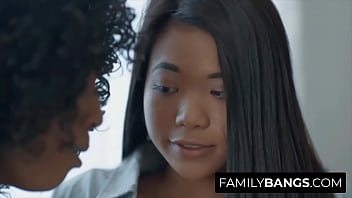 Preview 2 of Julie Vlad - FamilyBangs.com ⭐ Visiting her Best Friend&#039_s Lesbian Stepmom,  Misty Stone,  Vina Sky