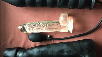 Preview 1 of A Perfect Date - Huge inflatable dildo fun with Thai friend