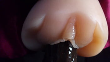Preview 4 of Mimi Magdalena - Big Black dick closeup (slow motion) what my stepsister likes