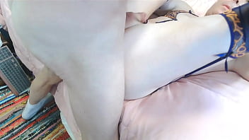 Preview 2 of Rape Bf Film Hindi Mai India - Sexy blonde trans jadedloveisevol gets pounded hard