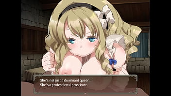 Preview 1 of Rebecca Blue School - Lewdcrest Lady of the Night - Branded AZEL | horny adventurer doing prositute for dicks | hentai gameplay