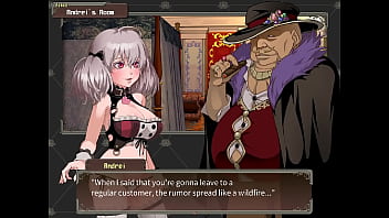 Preview 4 of Rebecca Blue School - Lewdcrest Lady of the Night - Branded AZEL | horny adventurer doing prositute for dicks | hentai gameplay