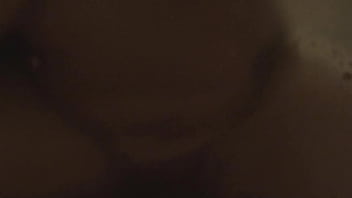 Preview 2 of Ugly Milf Boy - POV fast rough shower fuck and sucking the cum out of my bfs dick to finish him off!