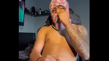 Preview 1 of Girl Fuks Guy - college tatted boy cums while edging