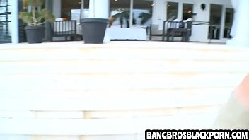 Preview 3 of Sibling Videos - Black babe sucking on a big white cock