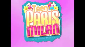 Preview 1 of Big Tilt Dildo - Teen Paris Milan Sexual Highlights