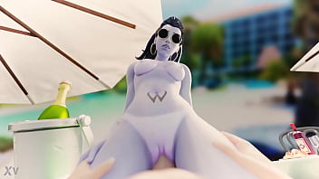 Preview 3 of Teachar Bff - Compilation de widowmaker (Complete video Link: https://fc-lc.xyz/ZU3p1Fig)