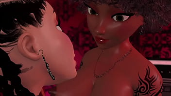 Preview 2 of M Sil - Ebony takes D24 and turns her phat pussy into a bbc to fuck her lover&#039_s big juicy bubble butt