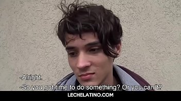 Preview 1 of Fat Hd Pleased - Hottest Latin boy gets facial cumshot from older stud