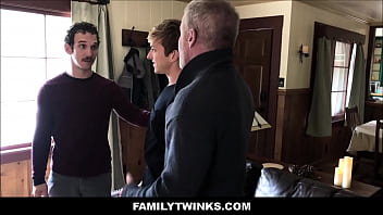 Preview 1 of Hot Sex Kelly Hart Mom - Blonde Twink Stepson Threesome With Stepdad And Hunk - Dale Savage,  Bar Addison,  Greg McKeon