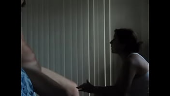 Preview 1 of Young Boy In Kitchen - Cum Craving Candi Annie Gets a Mouthful of Cum in the Shadows