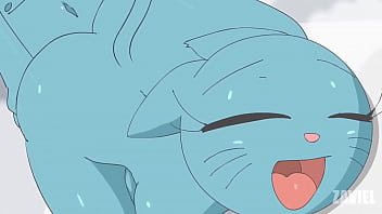 Preview 3 of Big Tits Girl Rim Guy - Nicole &amp_ Gumball Family Bonding