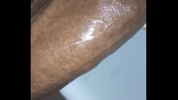 Preview 4 of Big Cock With Small Baby - Oiled Cock