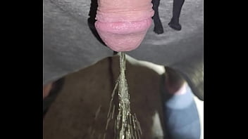 Preview 3 of Cum In Pregnant - Late night pissing off the sidewalk