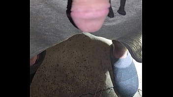 Preview 4 of Cum In Pregnant - Late night pissing off the sidewalk