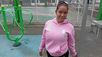 Preview 2 of Squirts Aj - HAGO UN VIDEO PARA MOSTRARLE A MI HERMANASTRO COMO ME FOLLO A MI VECINA -parte 1-