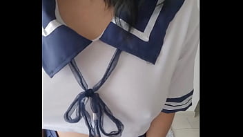 Preview 1 of Xxy Saneya Viedo - Colegiala cachonda de enormes tetas es follada por su apretado co&ntilde_o
