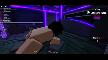 Preview 3 of Freshteen Shocking - Breeding a goth slut in roblox condo