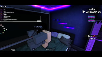 Preview 1 of Freshteen Shocking - Breeding a goth slut in roblox condo