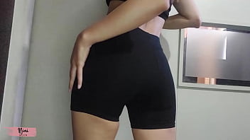 Preview 1 of Bra Put - Leggins try on of Nini