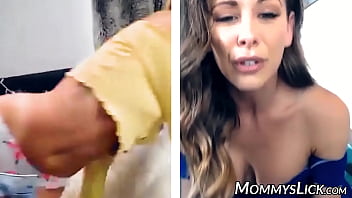 Preview 2 of Dipika Padukon Salman Sex - Blonde MILF Cherrie DeVille rubs pussy for her stepdaughter