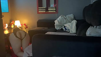 Preview 1 of Seachyard Bustyers - HOTWIFE STAYS in DOGGY waiting for a STRANGER to FUCK HER while her HUBBY WATCH!!