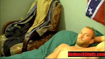 Preview 3 of Hidden Cam Massage Japonaise - Straight dirty Roofer strokes his meaty dick for cash- RedneckStuds.com