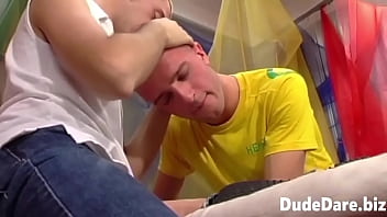 Preview 2 of Llkzxxx - Slutty gay couple sucking each other off and boning hardcore