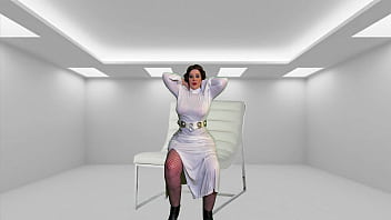Preview 1 of Kneel Suck - Granny Princess Leia: Finger Fucked &amp_ Eaten Out By Darth Vader