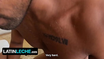 Preview 3 of Old Indin Woman - Damian Moreno Has Been Working Out That Smooth Body Of His,  And His Sex Drive Is At An All-time High