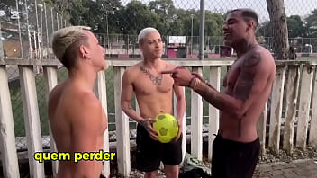 Preview 1 of Anastarsia Merna - Hetero perde a partida de futebol e tem que dar o cu virgem para os viado do time